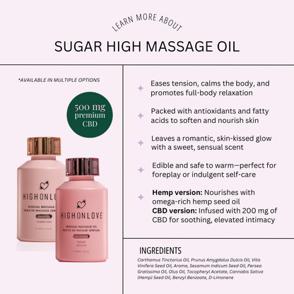 Sugar High Massage Oil